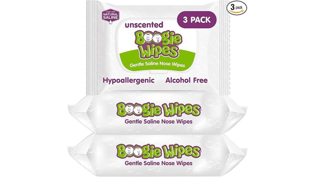 gentle saline nose wipes