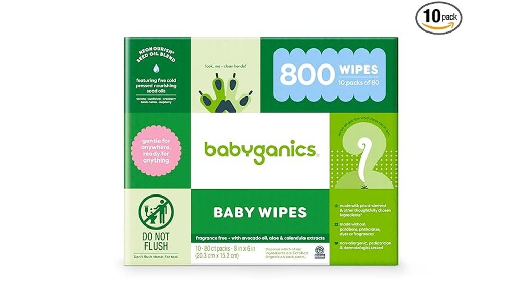 gentle unscented diaper wipes