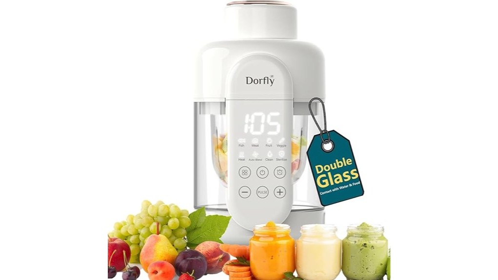 glass reservoir baby food maker