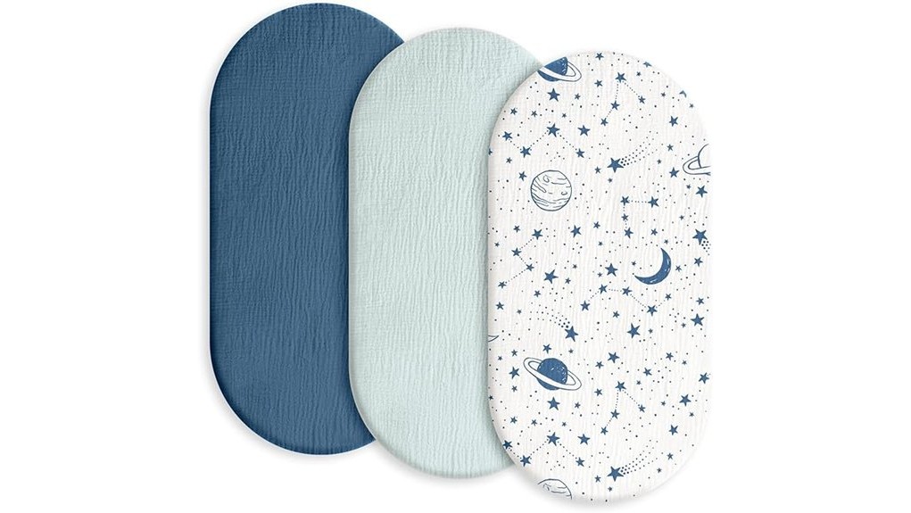 gllquen baby bassinet sheets