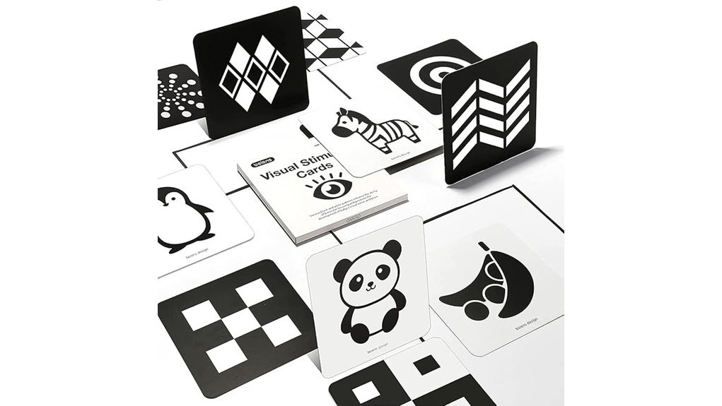 high contrast baby flashcards