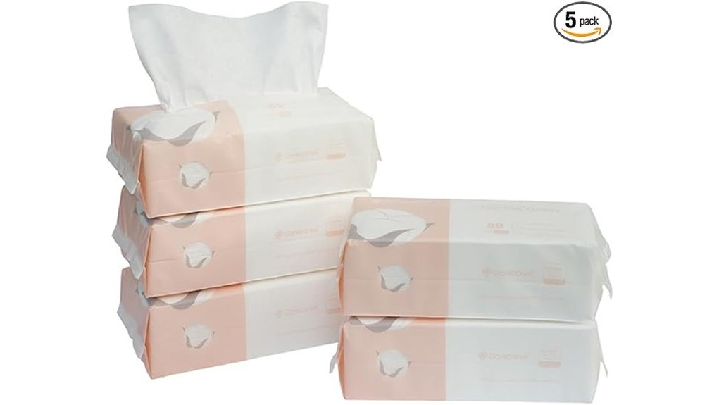 highly absorbent gentle wipes
