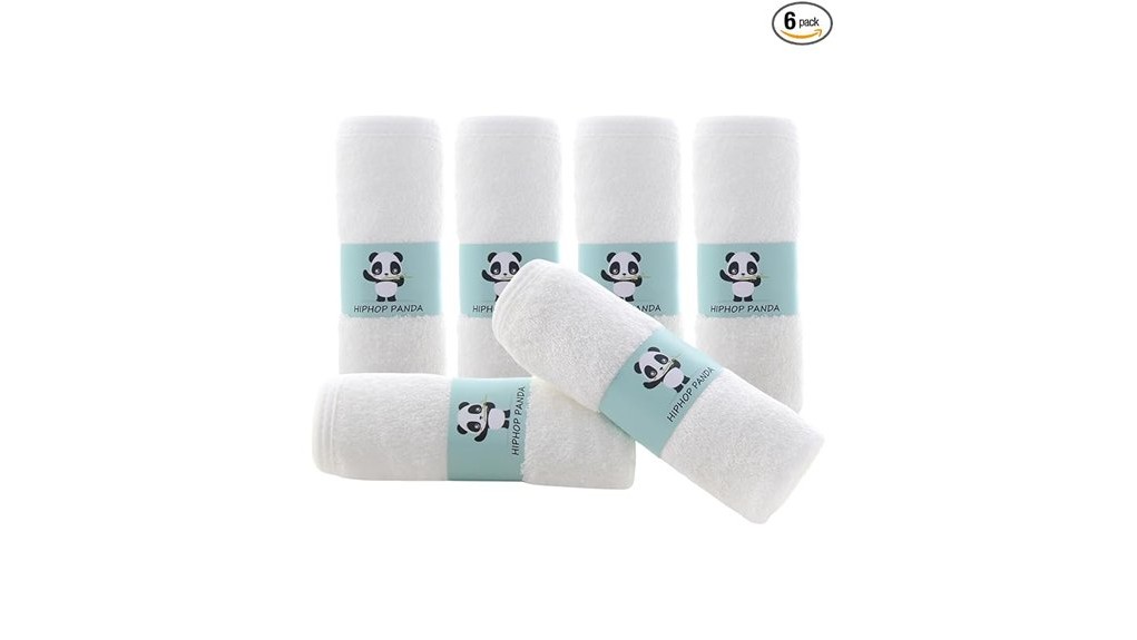 hiphop panda baby washcloths
