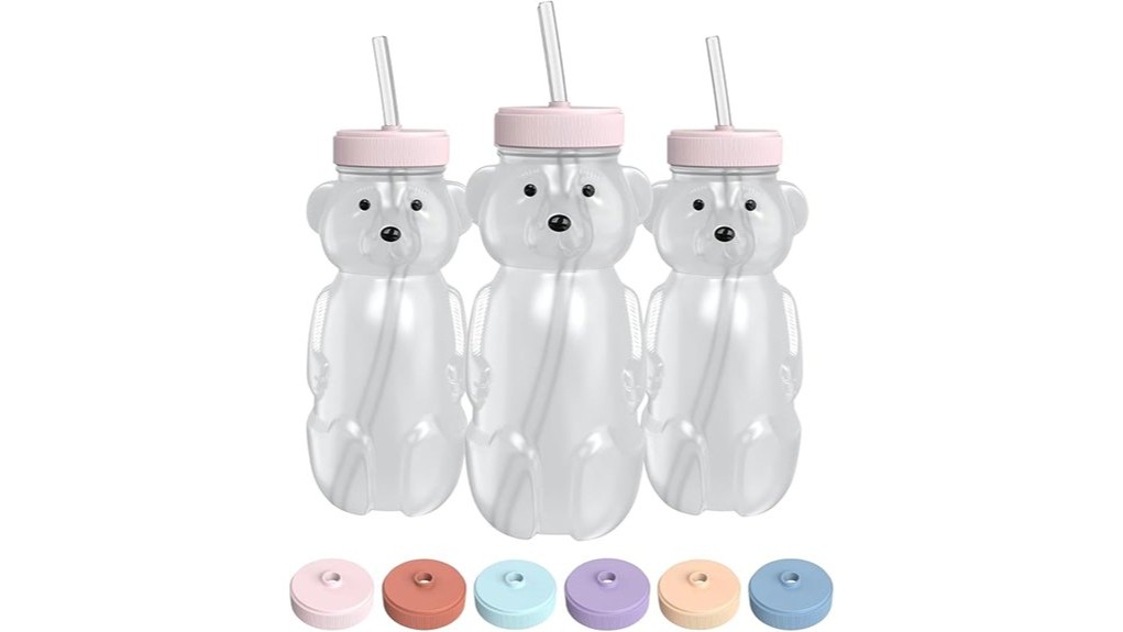 honey bear straw cup review