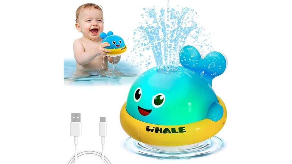 illuminated aquatic playtime fun