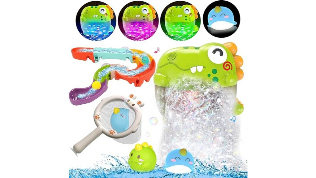 illuminated dinosaur bath toys