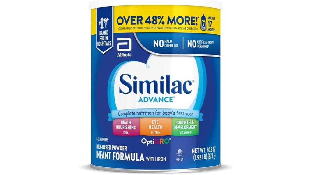 infant formula nutritional support
