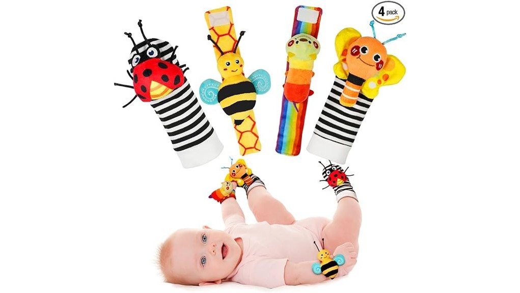 infinno baby rattle socks