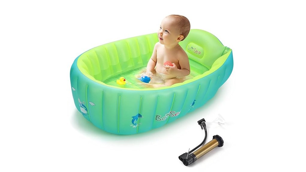inflatable baby bathtub review