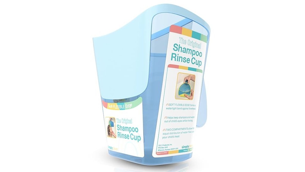 kid friendly shampoo rinse cup