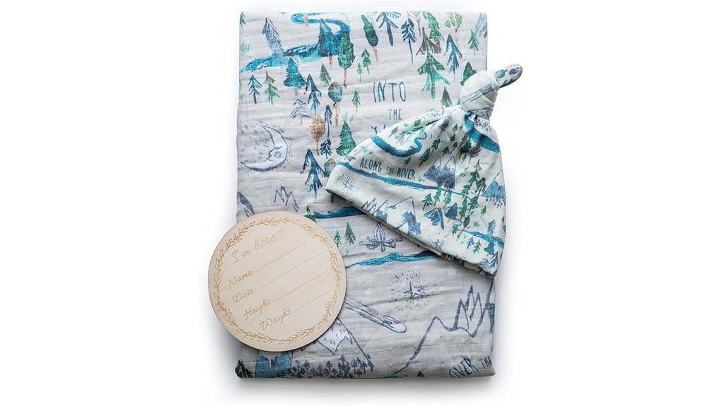 miaoberry mountain baby swaddle