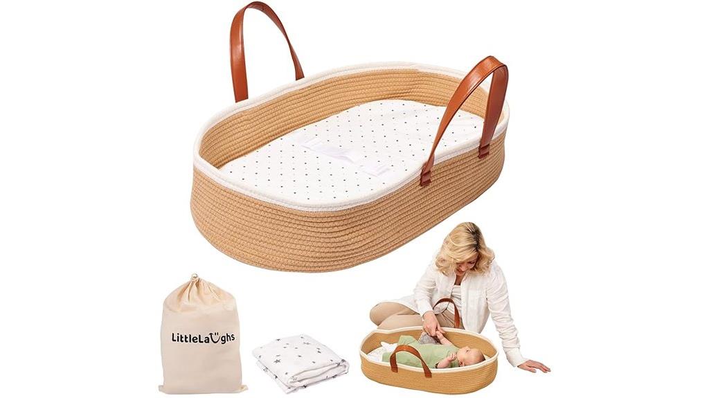 moses basket baby review