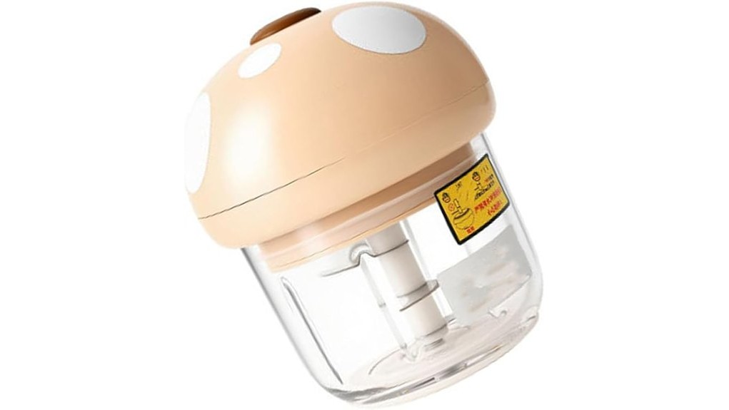 mushroom electric garlic chopper