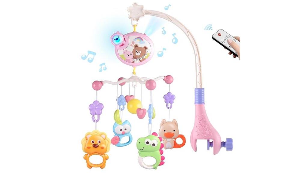musical illuminated crib mobile