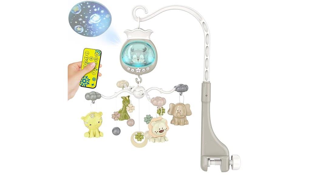 musical illuminated crib mobile