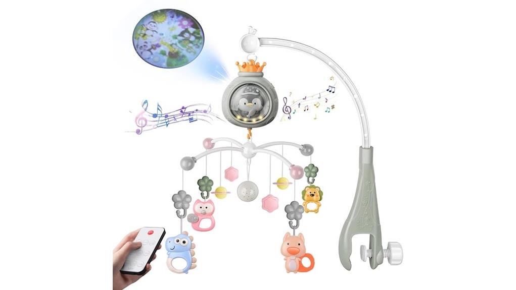 musical light up crib mobile