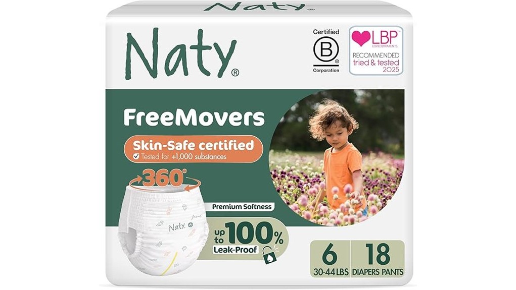 naty freemovers training pants review