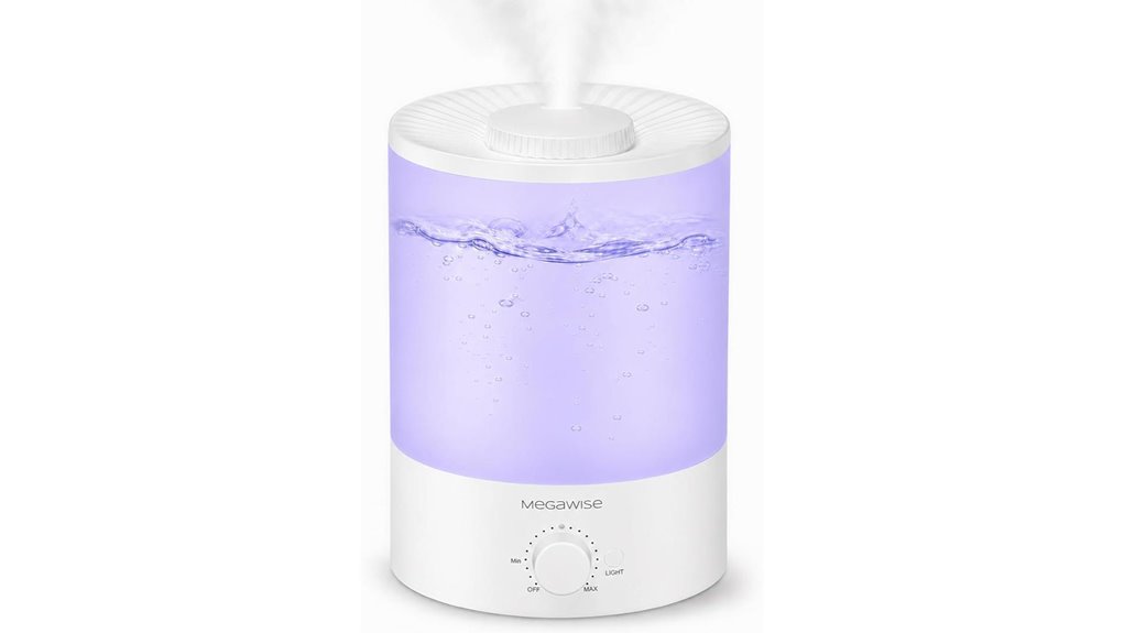 night light humidifier feature