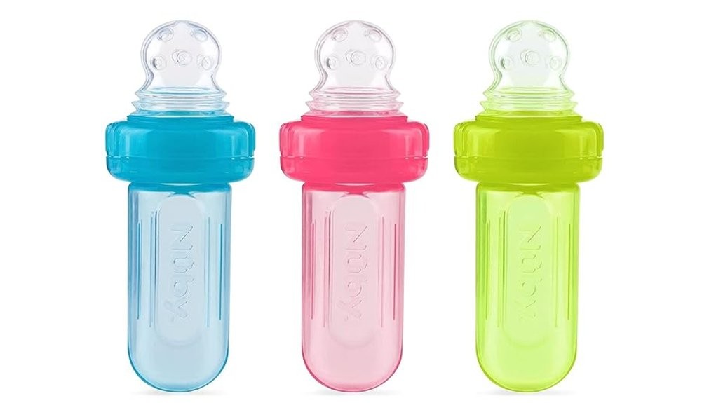nuby squeezy feeding bottle