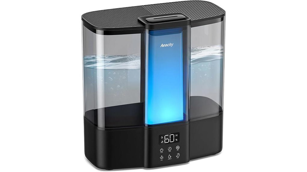 nursery humidifier with light