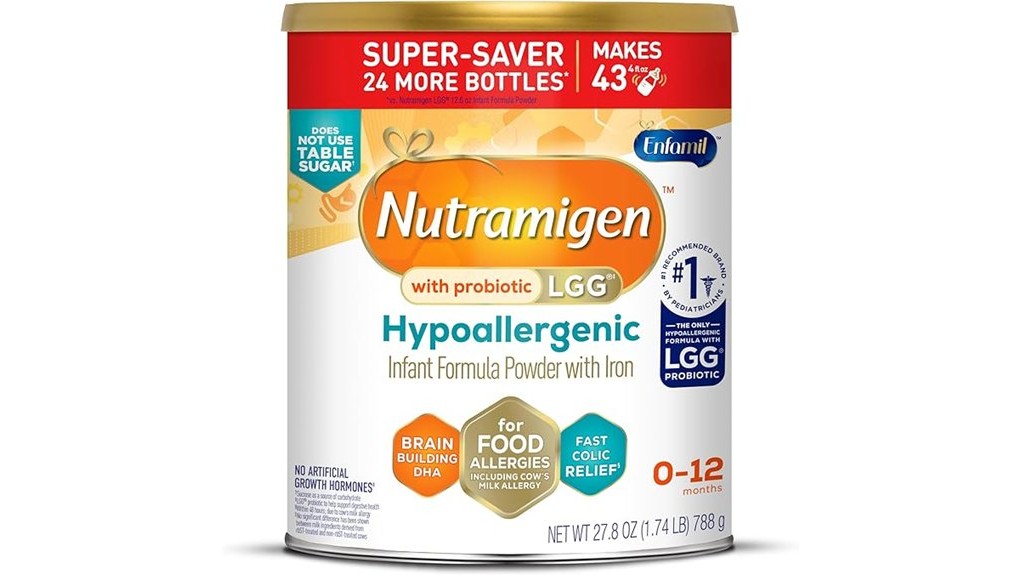 nutramigen formula evaluation summary