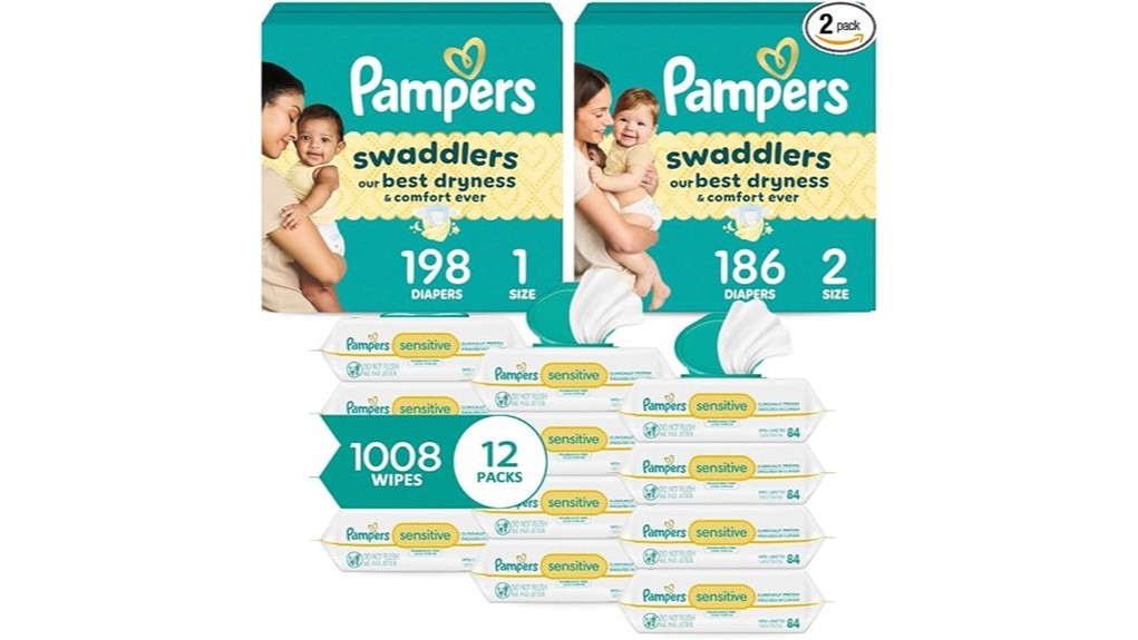 pampers diaper and wipe essentials