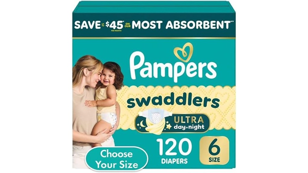 pampers swaddlers size 6