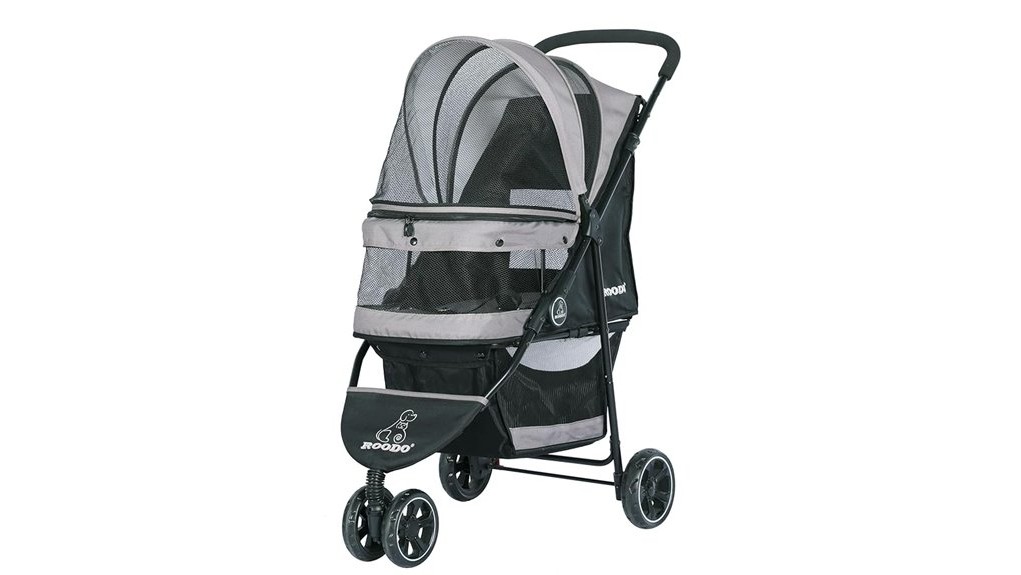 pet friendly three wheel stroller