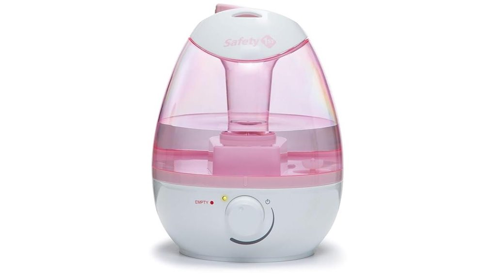 pink cool mist humidifier