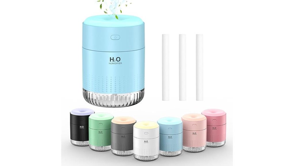 portable colorful usb humidifier