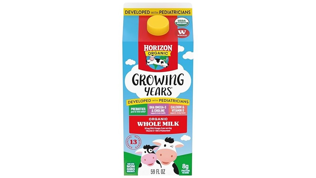 quality organic whole milk