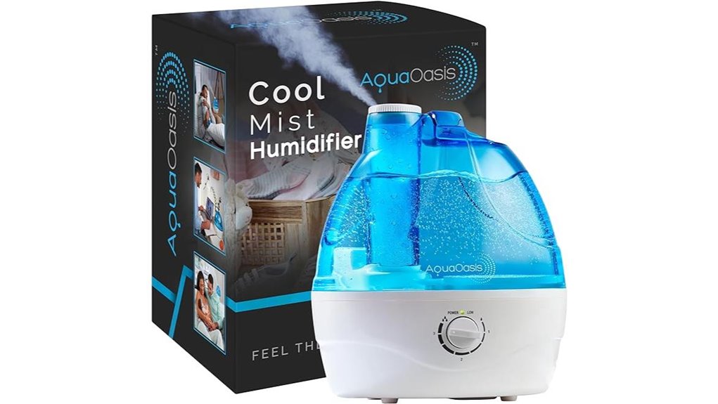quiet ultrasonic humidifier 2 2l