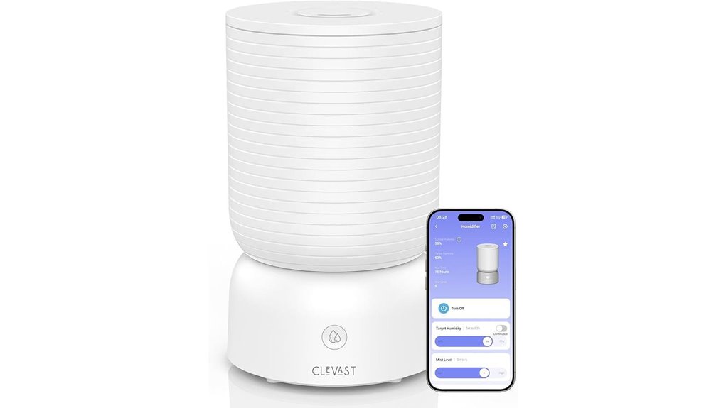 smart humidifier with diffuser