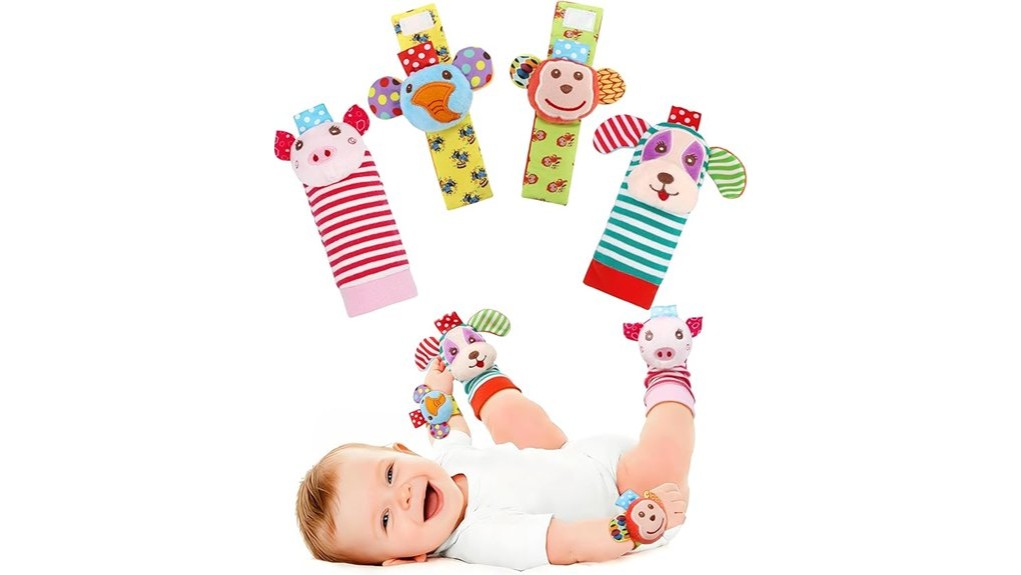 soft safe soothing rattle