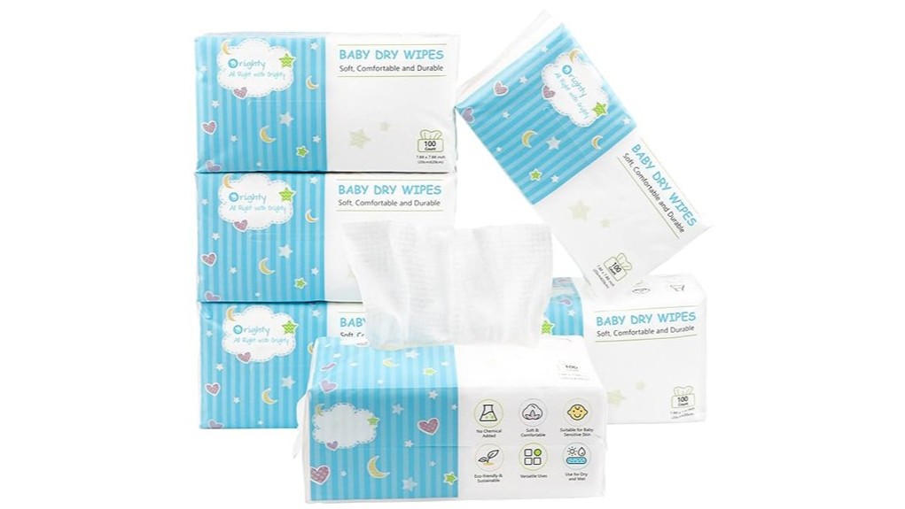 soft versatile baby wipes