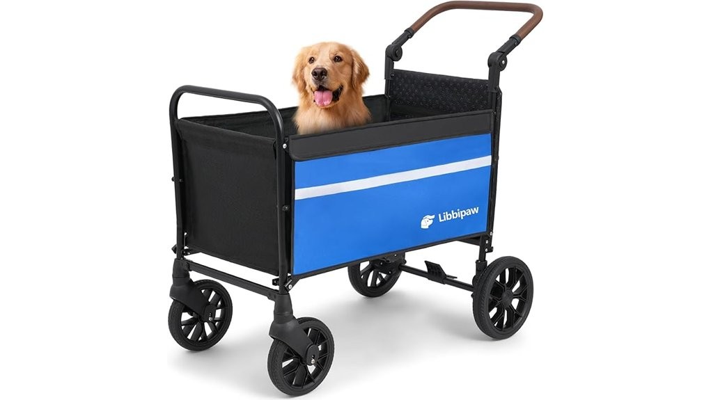 spacious dog transport solution