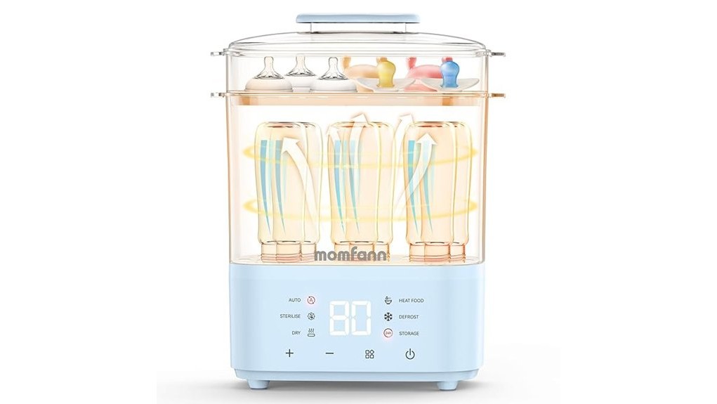 sterilize and dry bottles