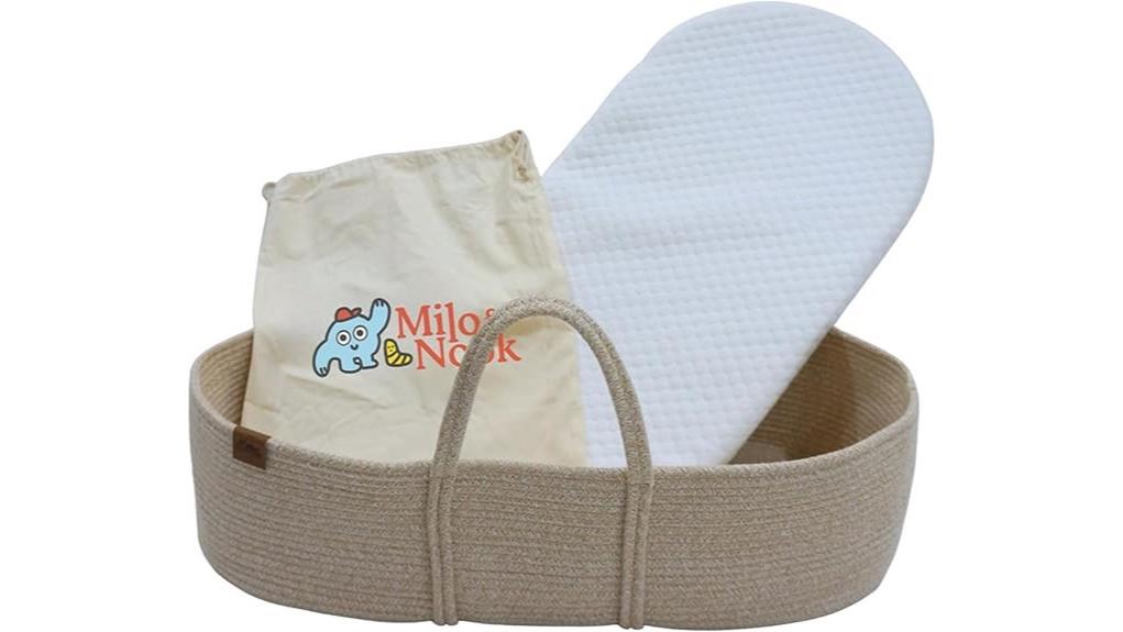stylish and functional changing basket