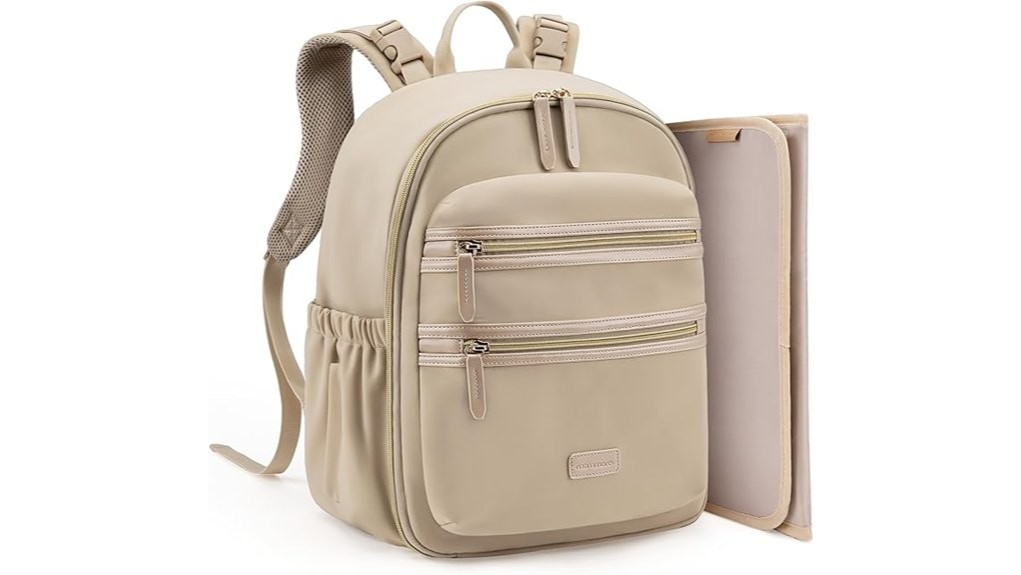 stylish functional diaper backpack