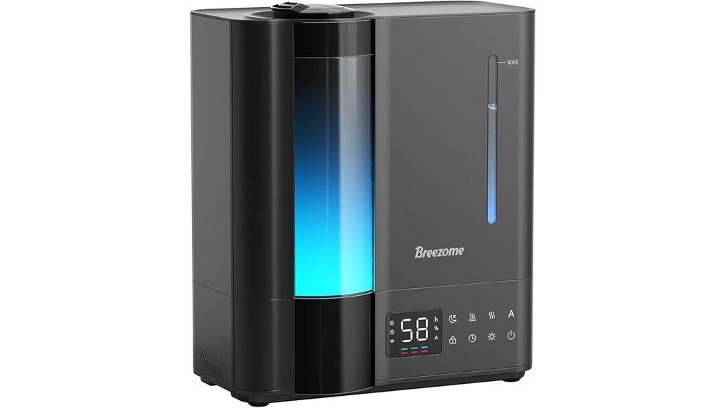 top fill ultrasonic humidifier