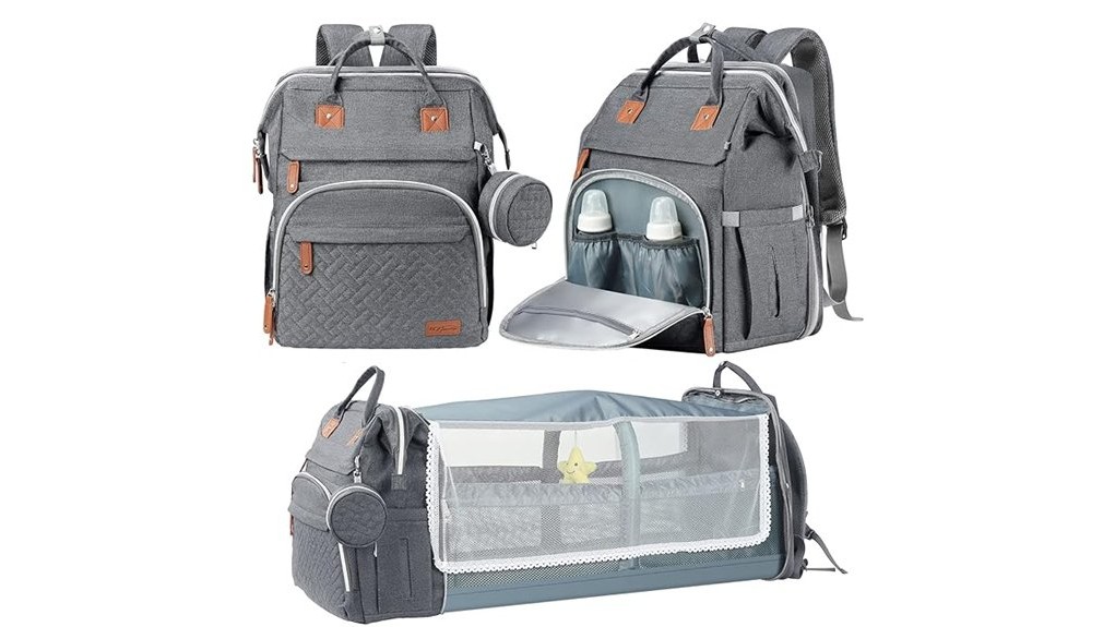 versatile baby diaper backpack