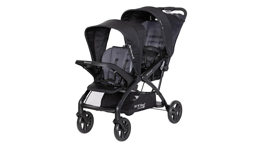 versatile double stroller option