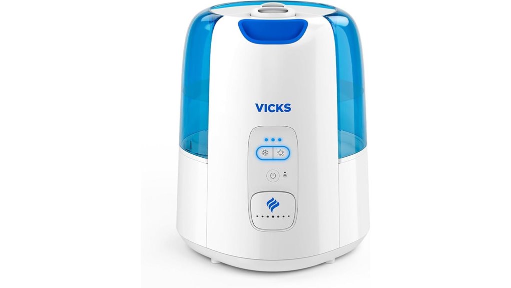 vicks humidifier with dual function