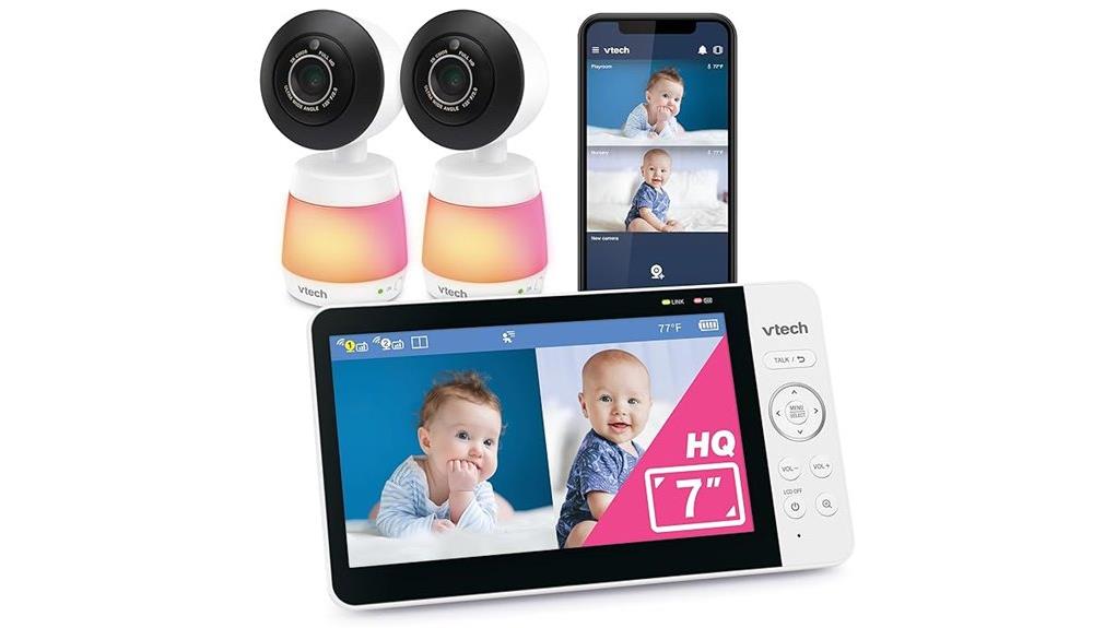 vtech dual camera monitor