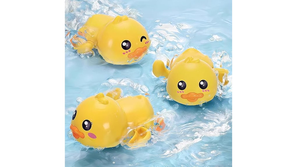 wind up duck bath fun