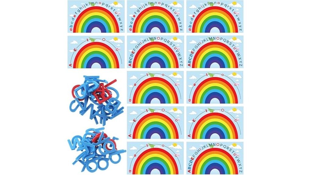 colorful educational play mats