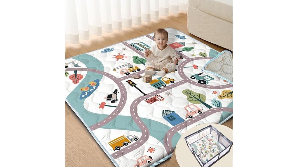 comfortable and secure playtime