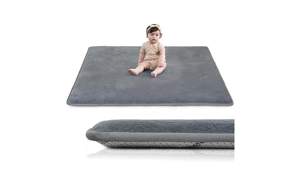comfortable baby play area