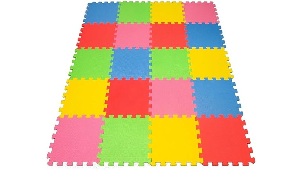comfortable spacious foam mats