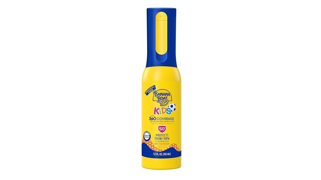 effective kids sunscreen mist